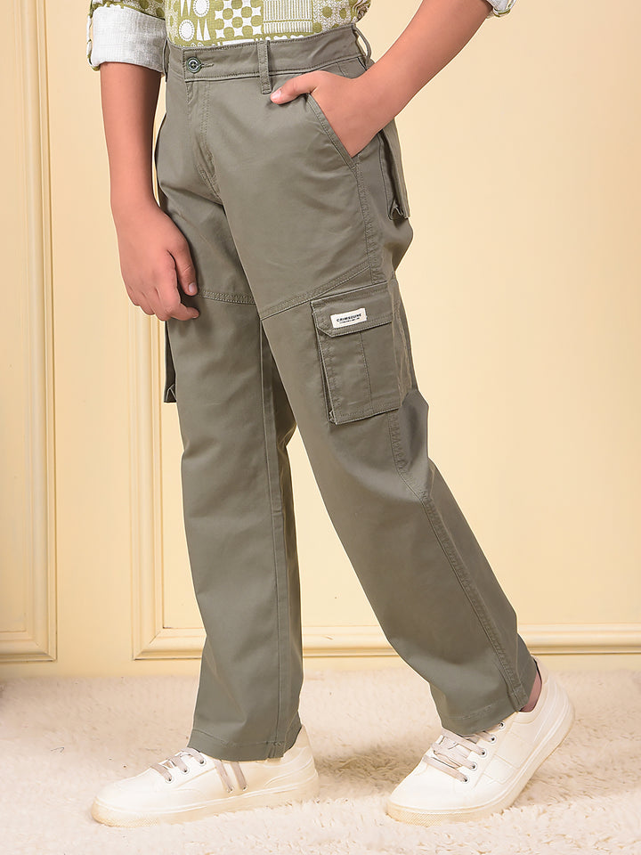 Green Cargo Trousers