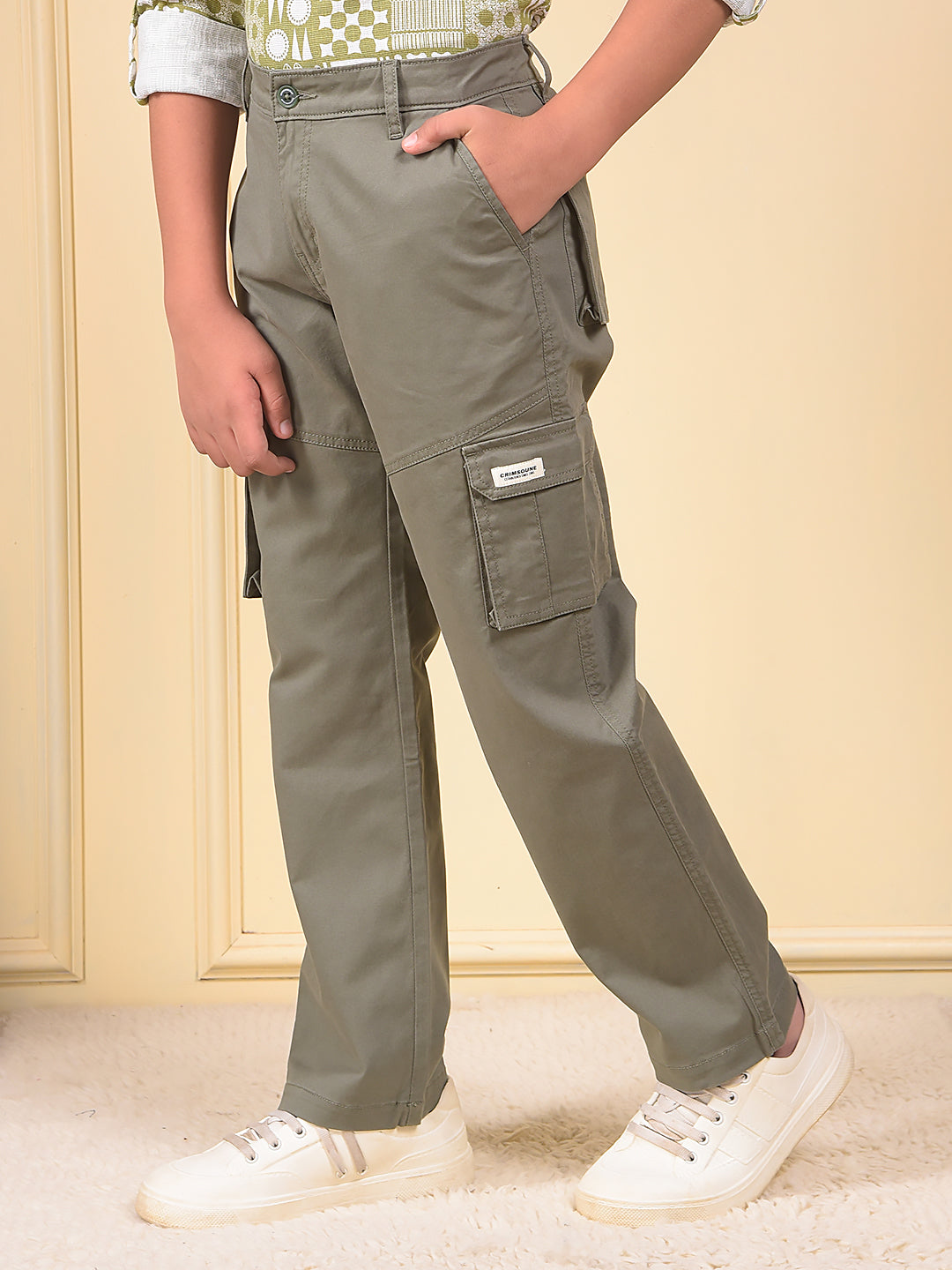 Green Cargo Trousers