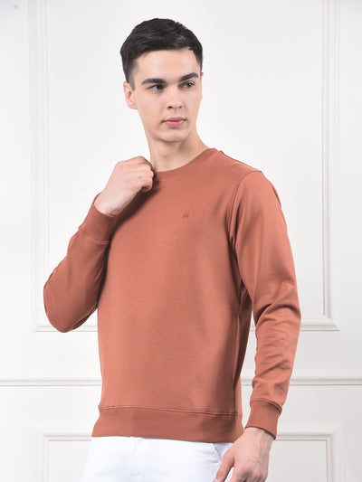 Red Typographic Print Sweatshirt