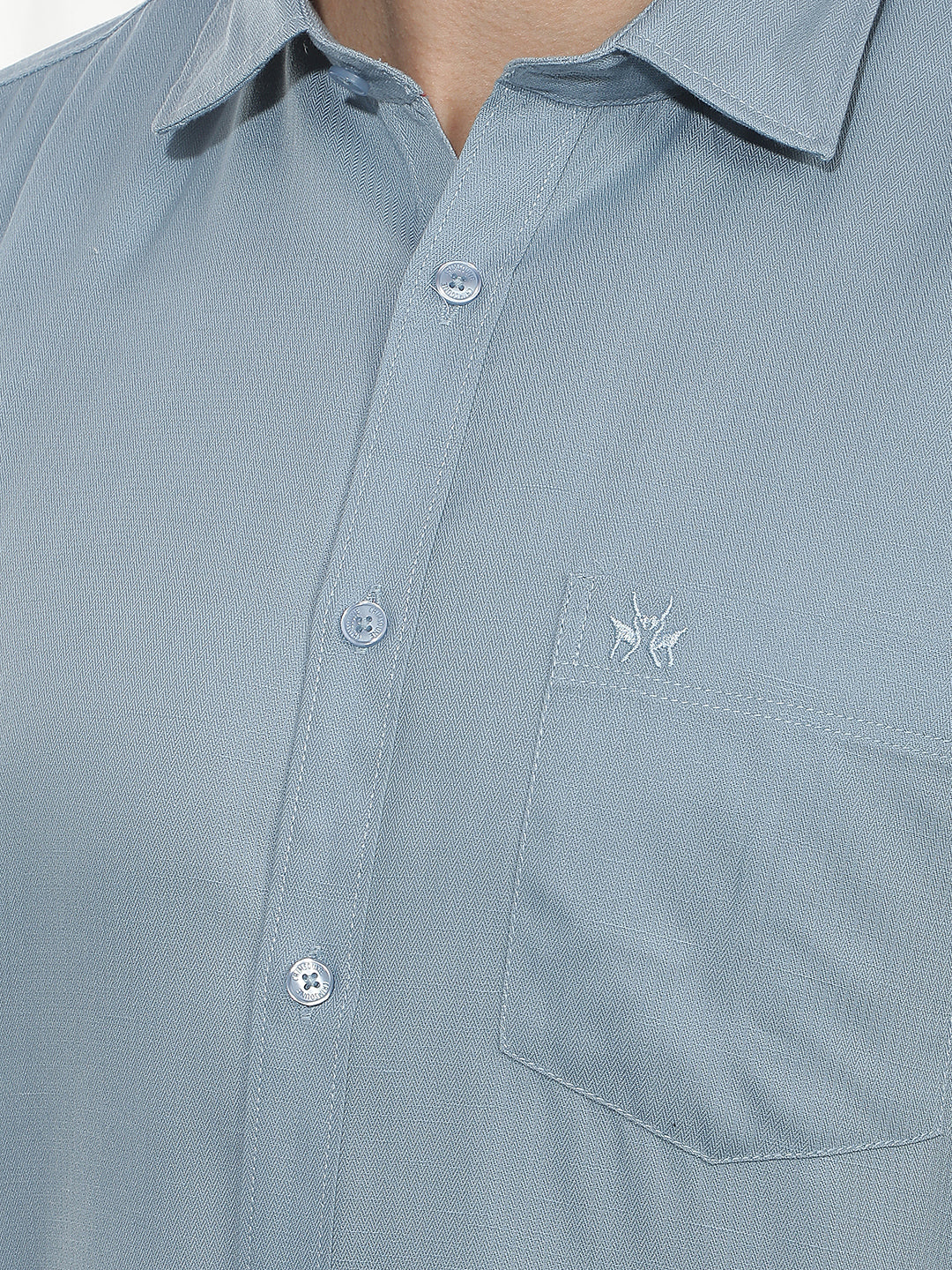 Classic Blue Casual Shirt