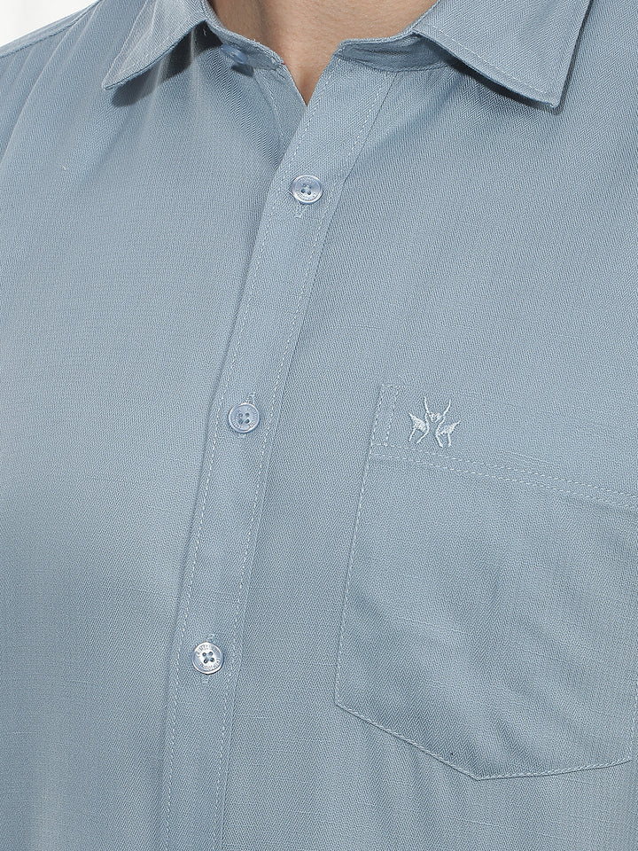 Classic Blue Casual Shirt