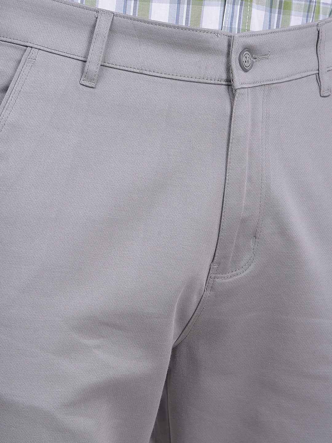 Grey Chinos Trousers