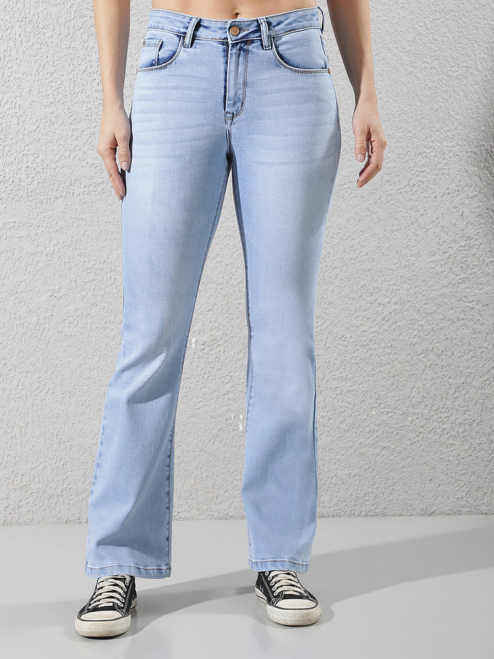 Classic Sapphire Blue Bootcut Jeans