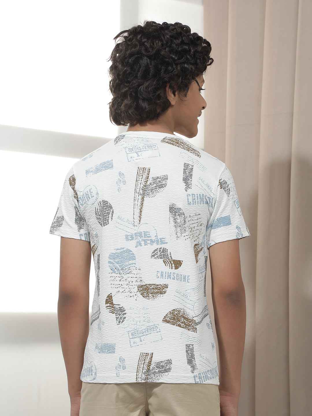 White Graphic Printed T-Shirt