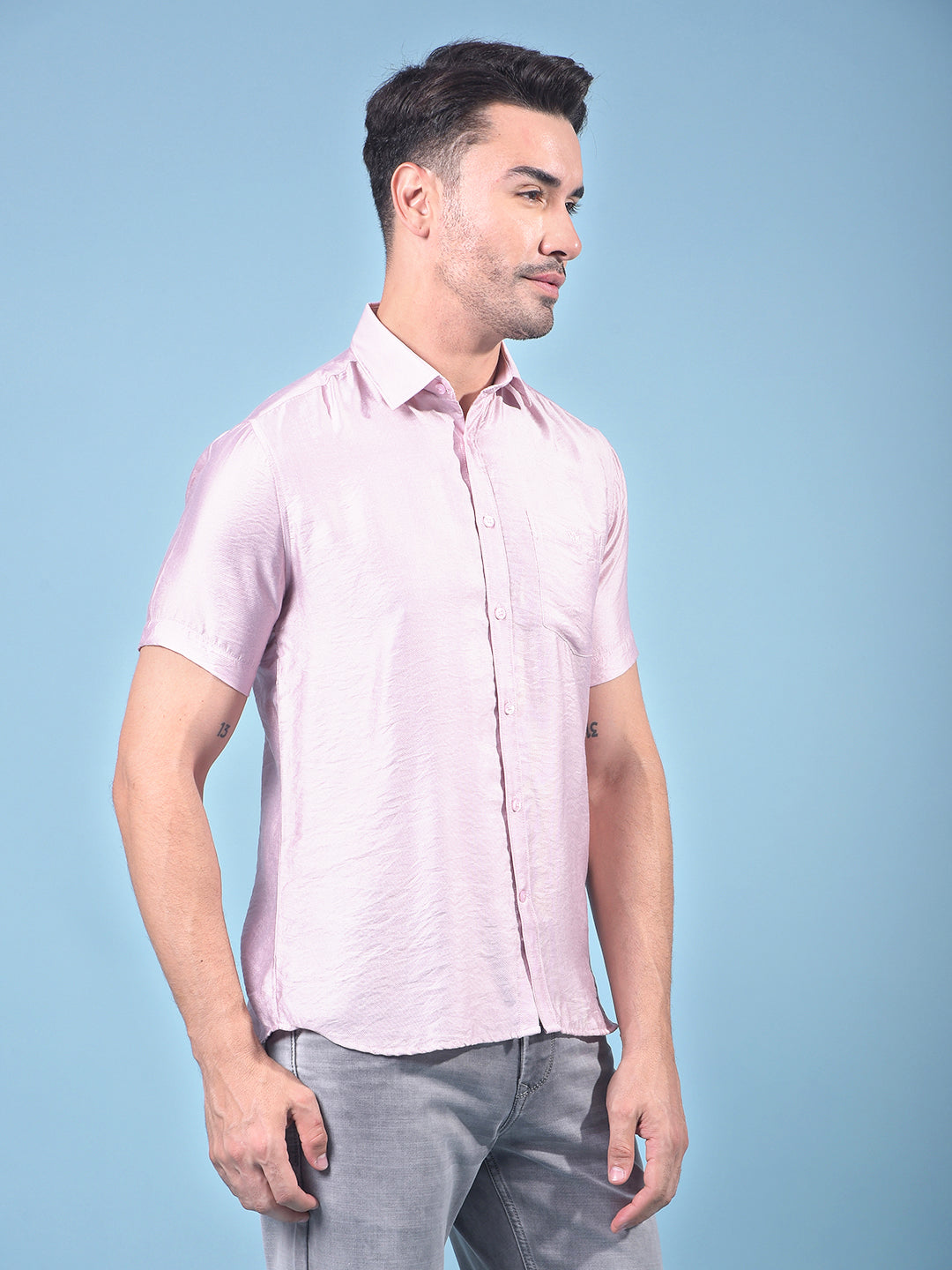 Pink Shirt-Men Shirts-Crimsoune Club