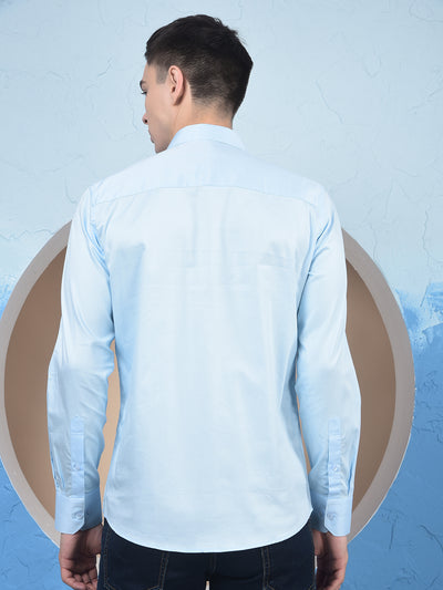 Sunlit Sky Blue Formal Shirt