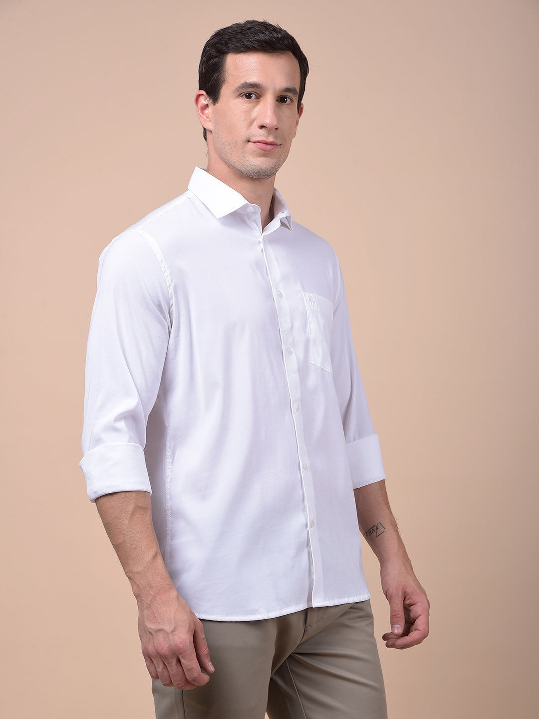 Streamlined White Shirt