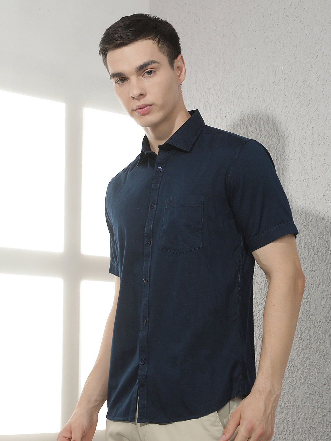 Luxe Royal Navy Navy Blue Shirt