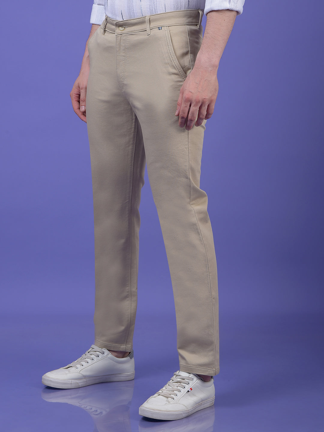 Bold Beige Trousers