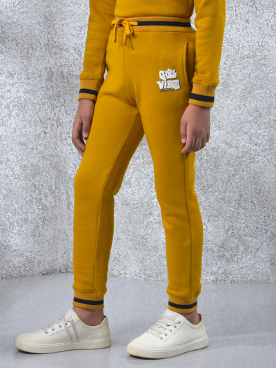 Relaxed Fit Mustard Joggers
