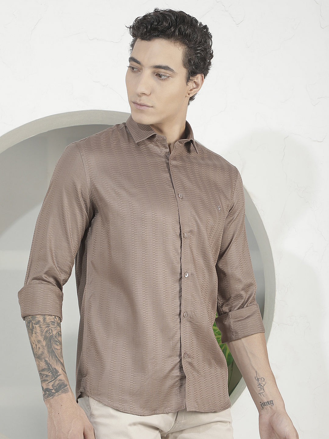 Warm Cinnamon Brown Shirt