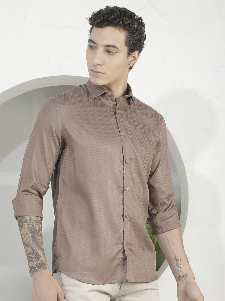 Warm Cinnamon Brown Shirt