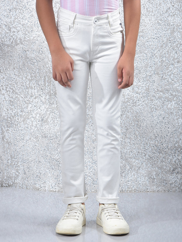 Vivid White Slim Fit Jeans