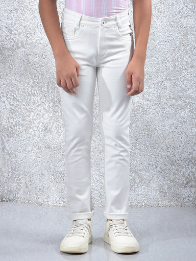 Vivid White Slim Fit Jeans