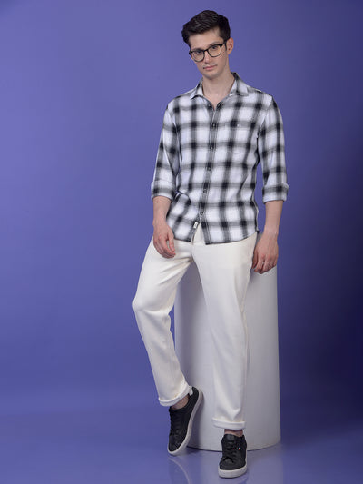 Off White Knitted Trousers