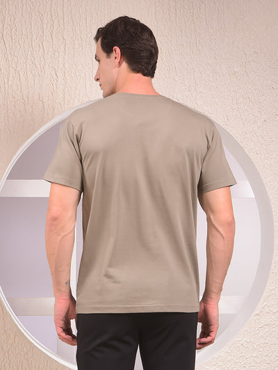 Olive Graphic Print T-Shirt