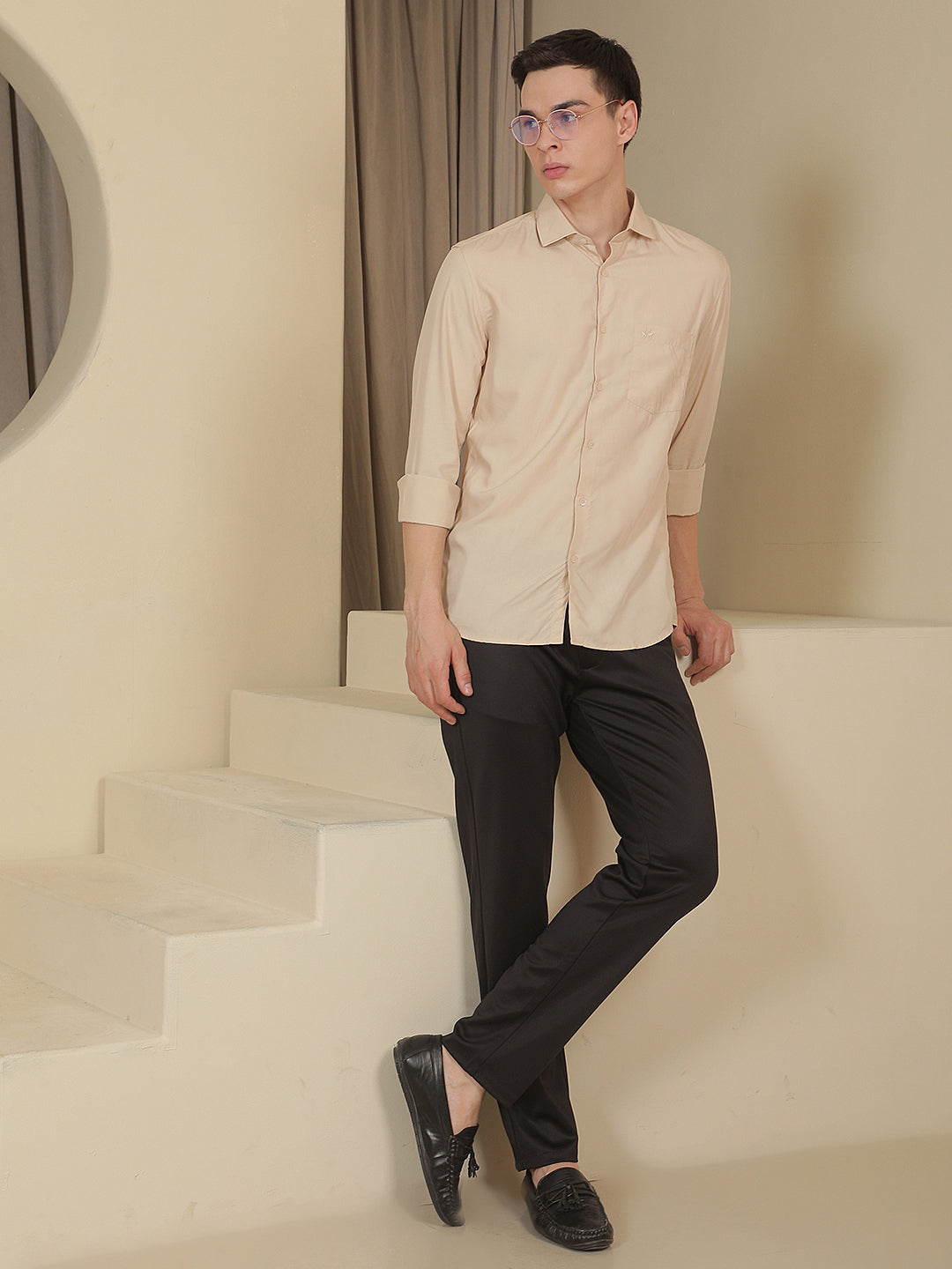 Sand Beige Modal Shirt