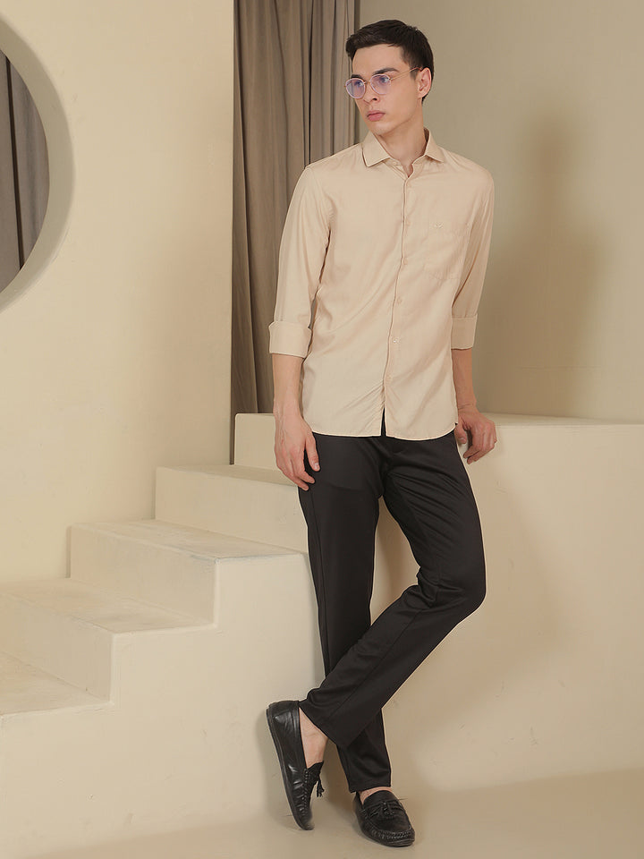 Sand Beige Modal Shirt