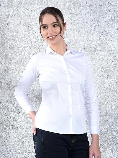 Pristine White Tailored Shirt