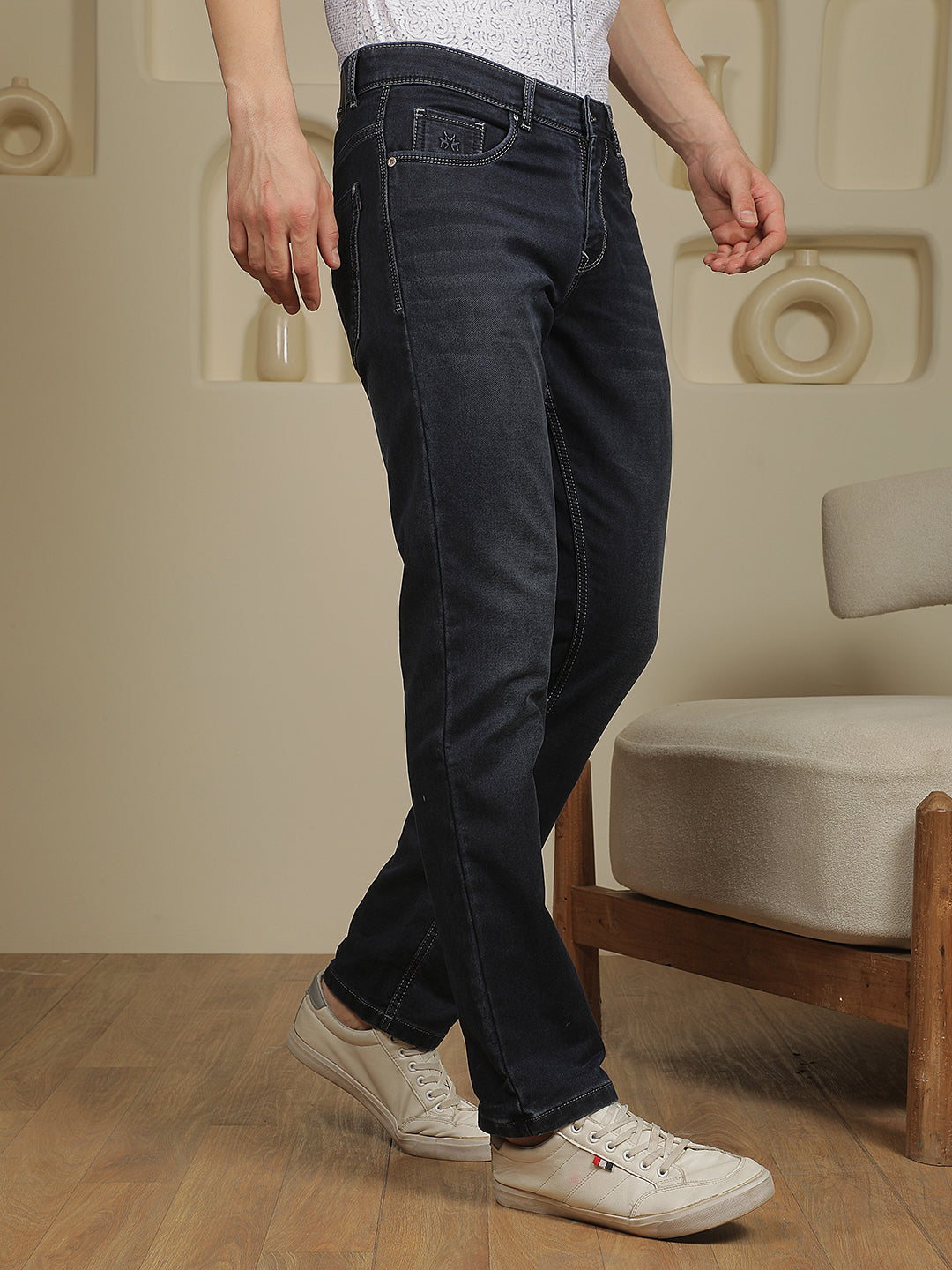 Classic Cobalt Blue Stretchable Jeans
