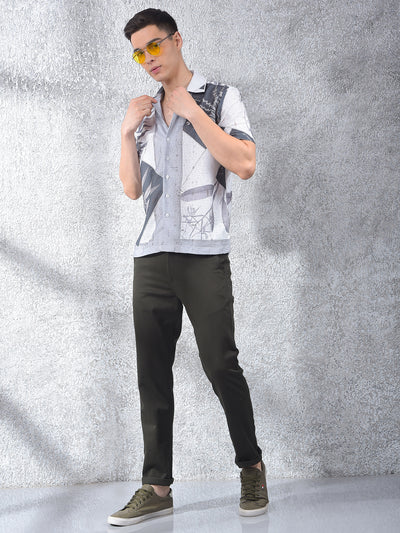 Off White Graphic Print Cuban Collar Shirt-Men Shirts-Crimsoune Club