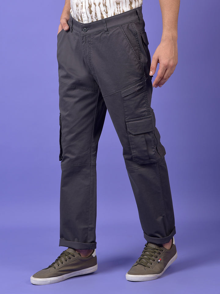 Grey Cargo Trousers