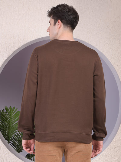 Snatched Brown 100% Cotton Sweatshirt