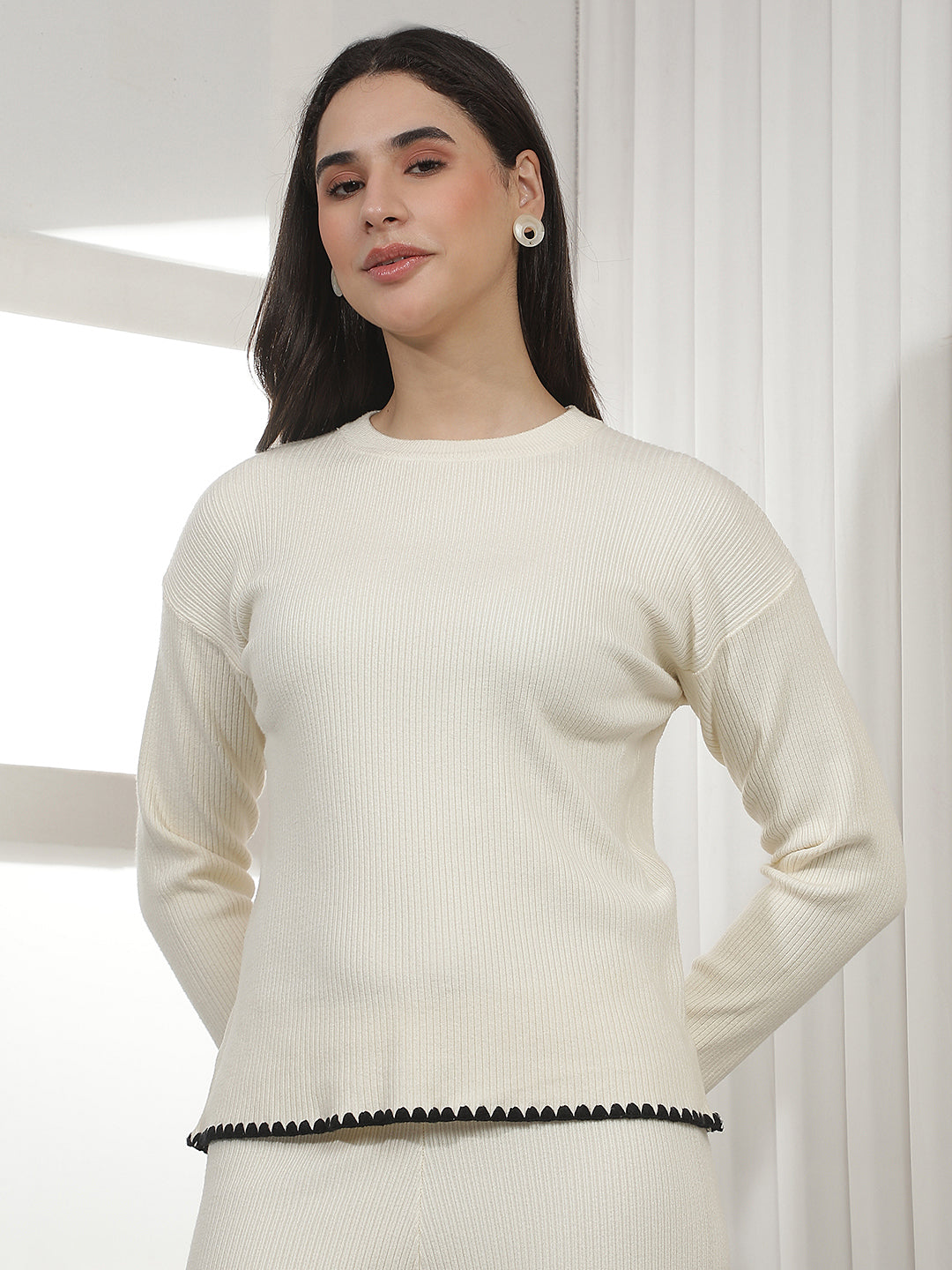 Pristine Soft Chalk Off White Sweater
