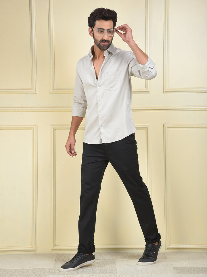 Luxe Comfort Beige Shirt
