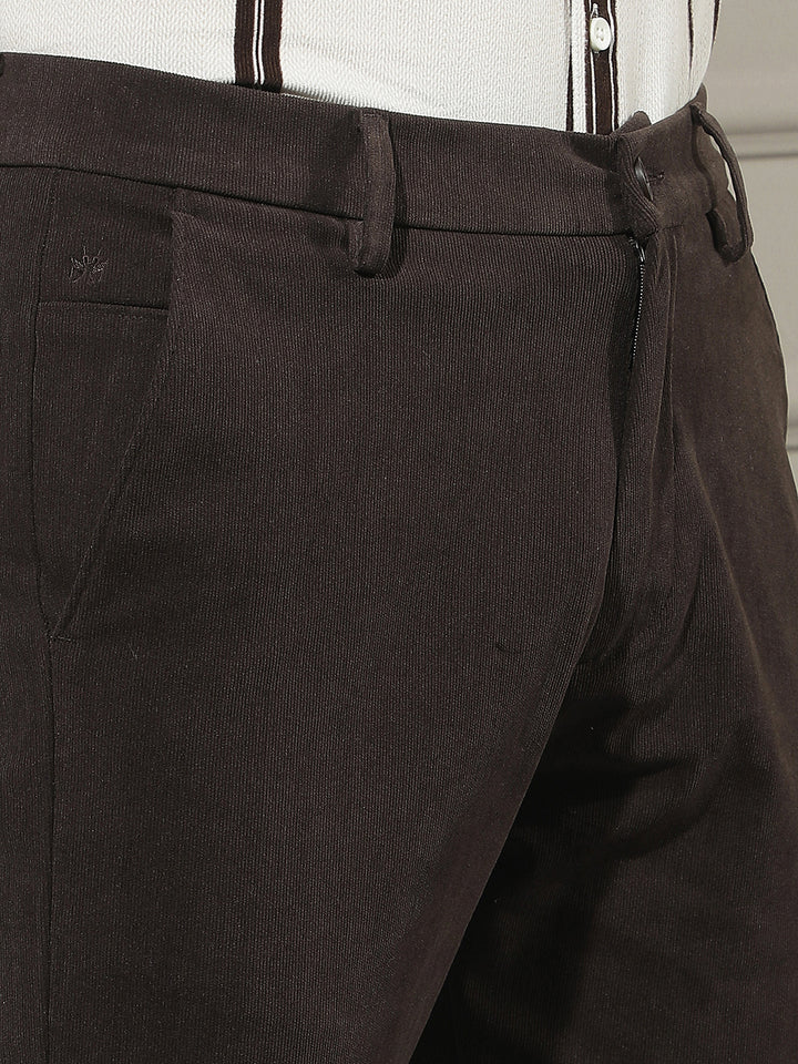 Classic Warm Brown Corduroy Trousers
