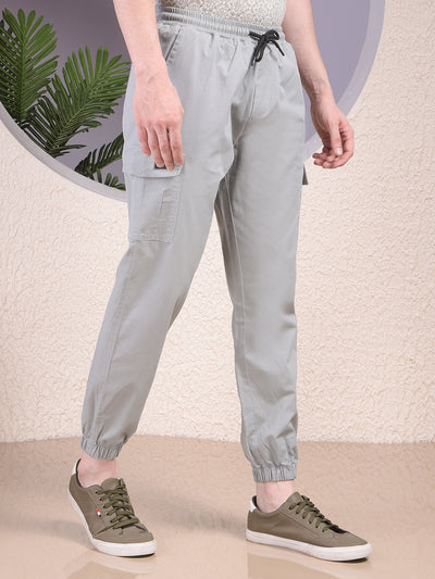 Radiant Grey Cargo Joggers