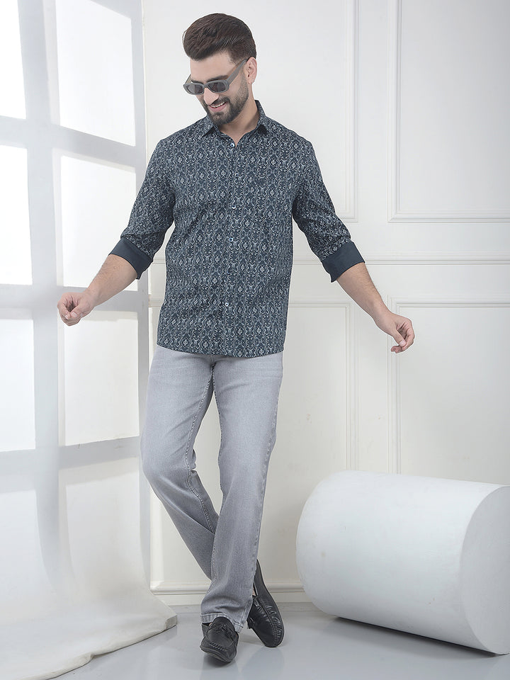 Urban Grey Stretch Straight Jeans