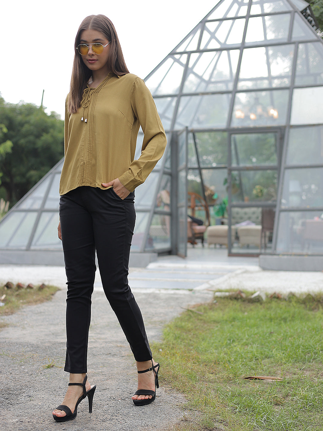 Modern Rich Mustard Shirt