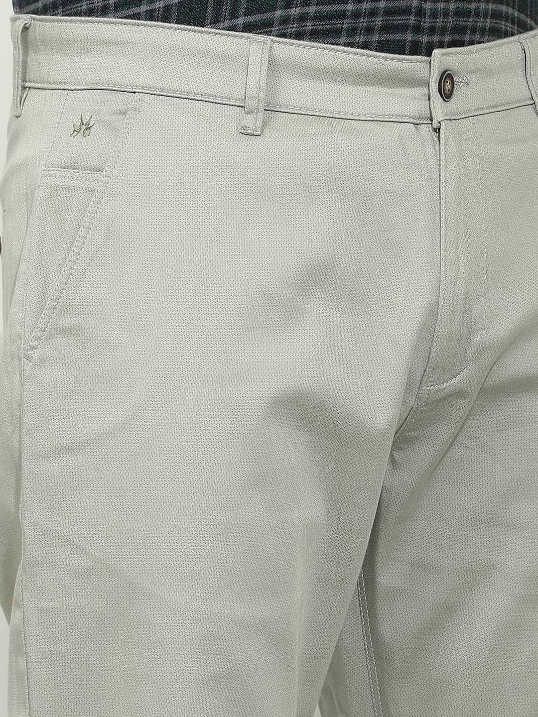 Green Straight Trousers