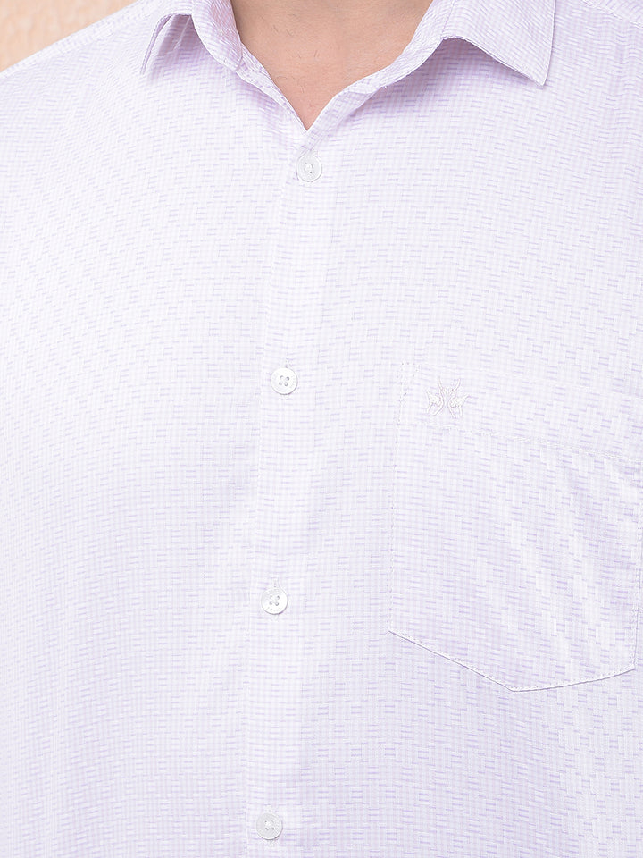 Pink Printed 100% Cotton Shirt