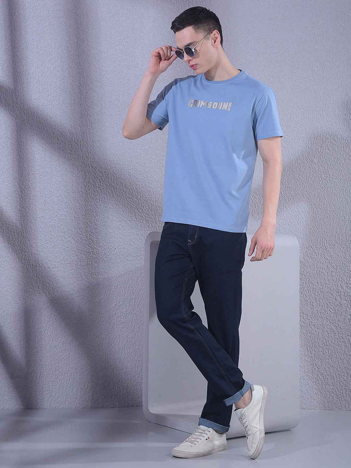 Blue Brand Logo T-Shirt
