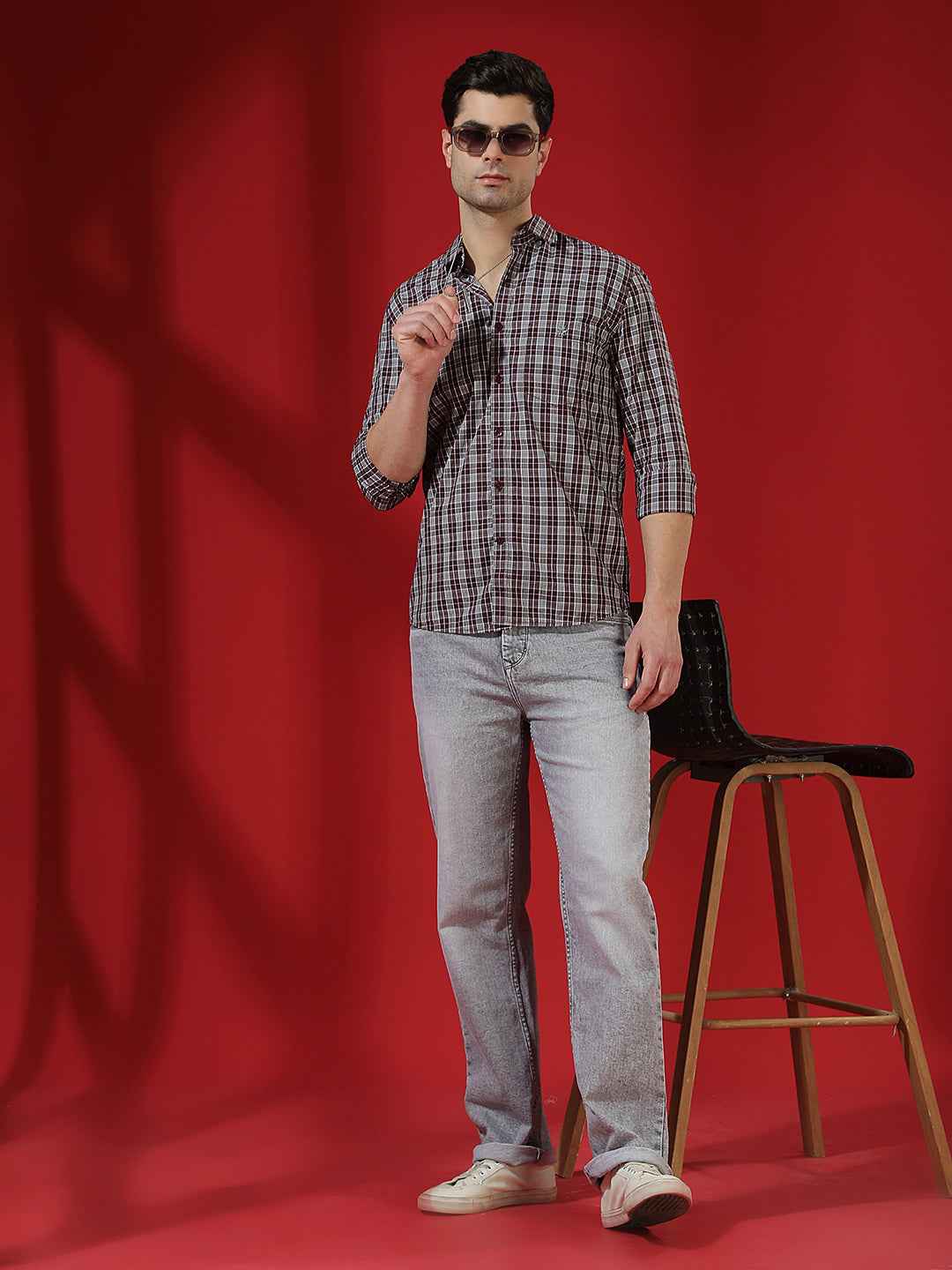 Grey Urban Chic Baggy Jeans