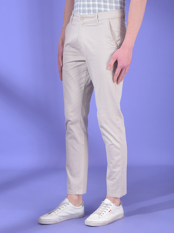 Sandstone Beige Chino Trousers