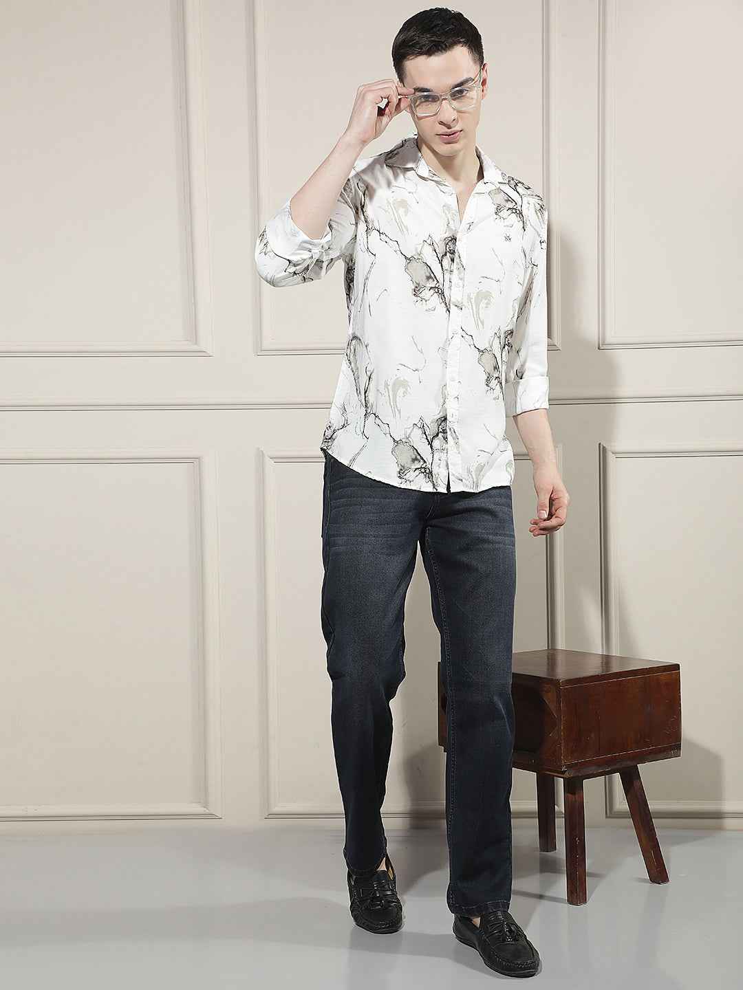 Indigo Blue Straight Jeans