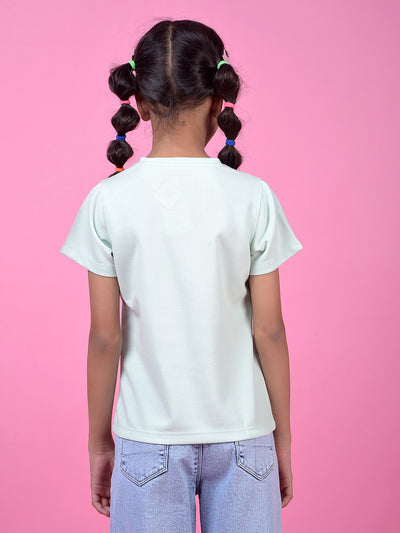 Green Graphic Print T-Shirt