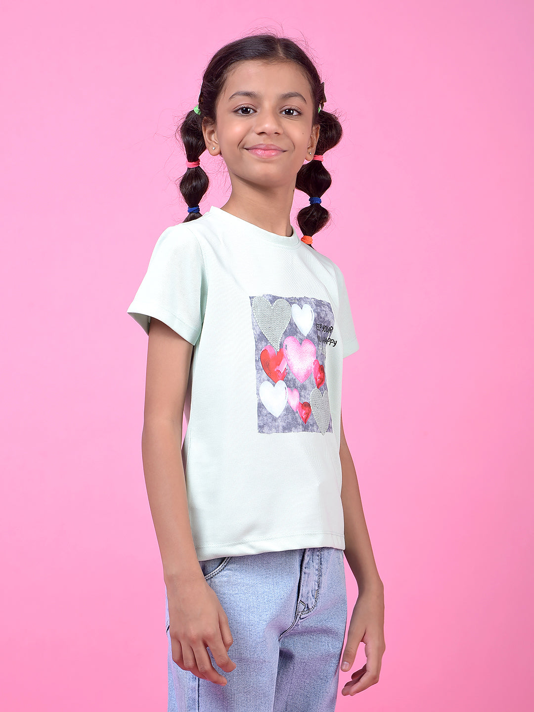 Green Graphic Print T-Shirt