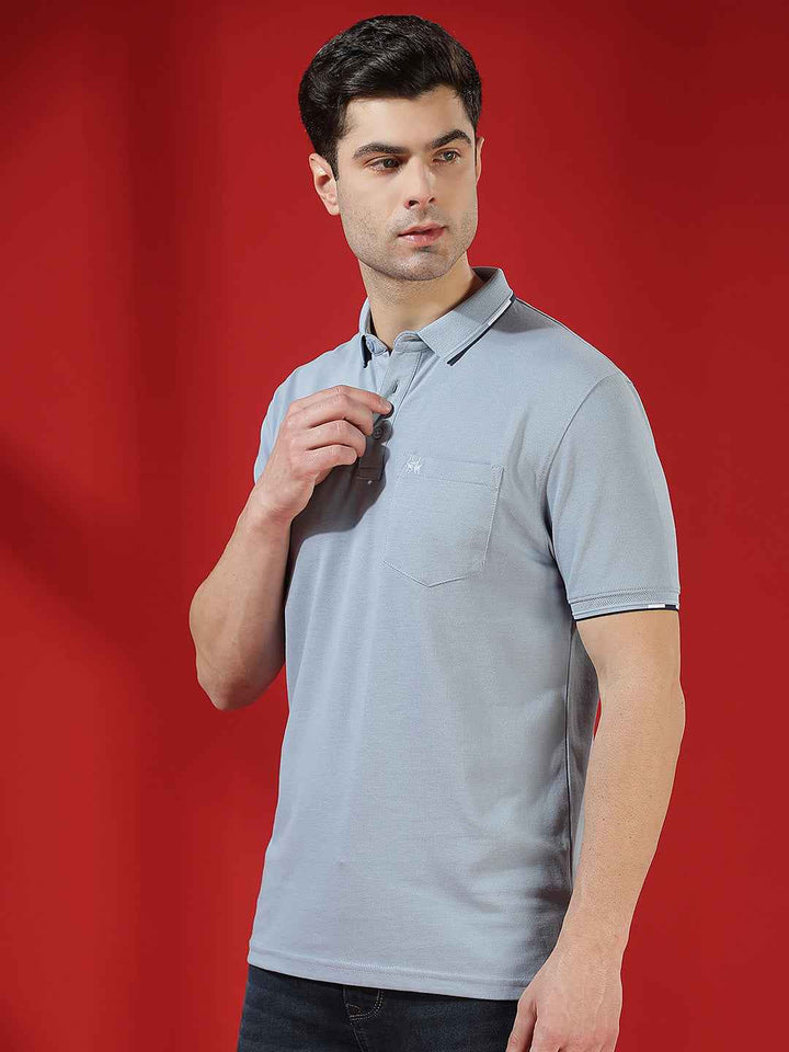Ocean Blue Classic Polo T-Shirt