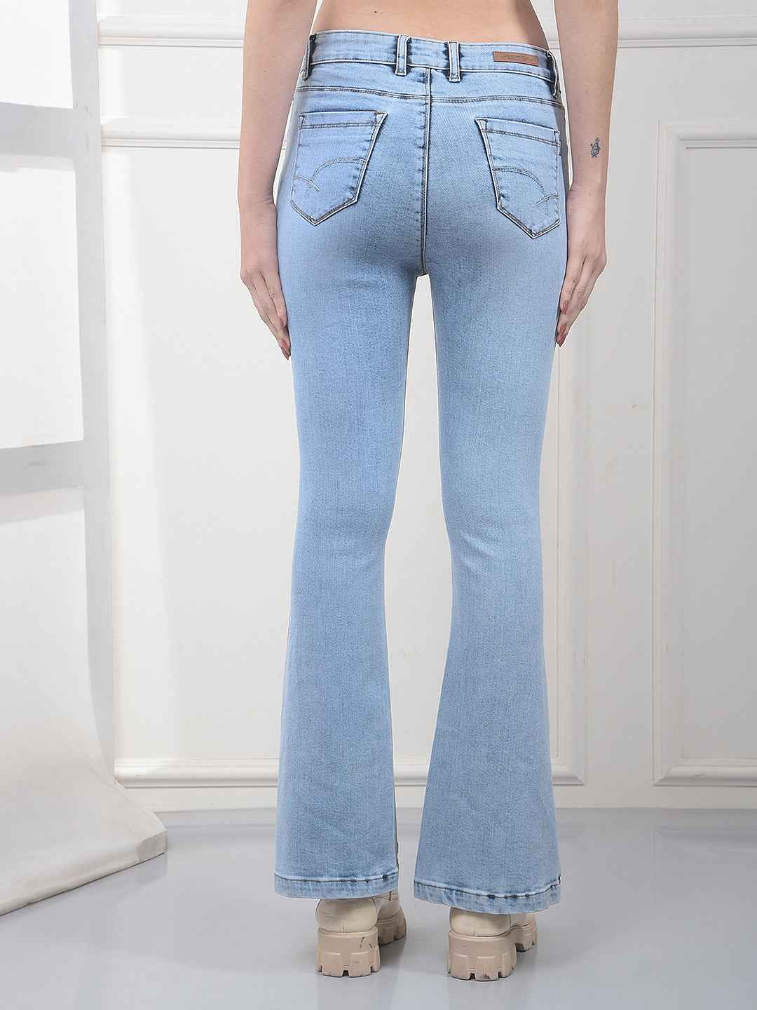 Blue Vintage Bootcut Jeans