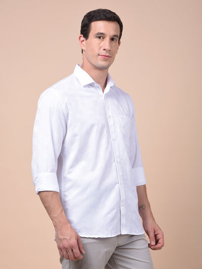 Iconic White Printed Shirt