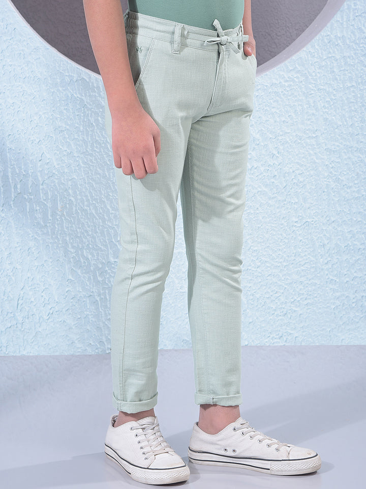 Green 100% Cotton Trousers