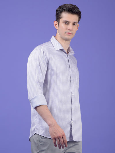 Purple Printed Shirt