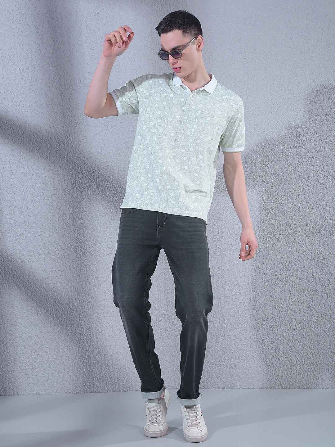 Green Printed T-Shirt