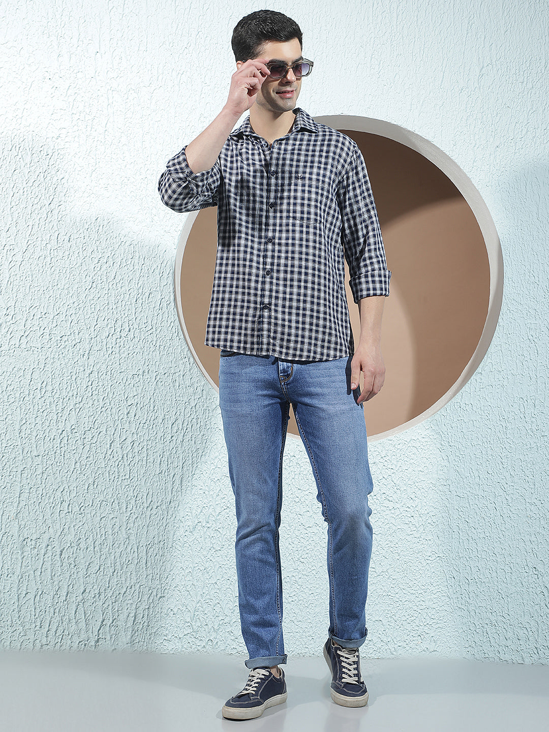 Tailored Sky Blue Jeans
