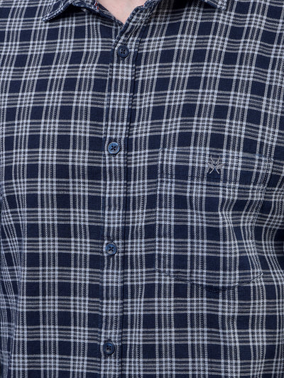 Black Checked 100% Cotton Shirt
