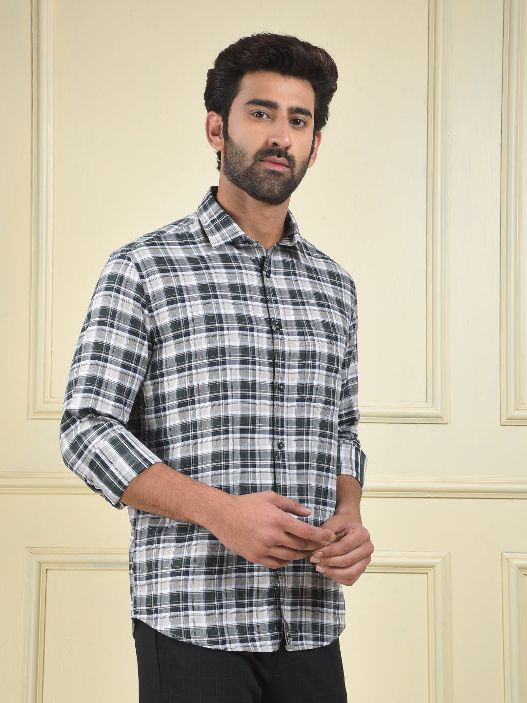 Heritage Tone Green Checked Shirt